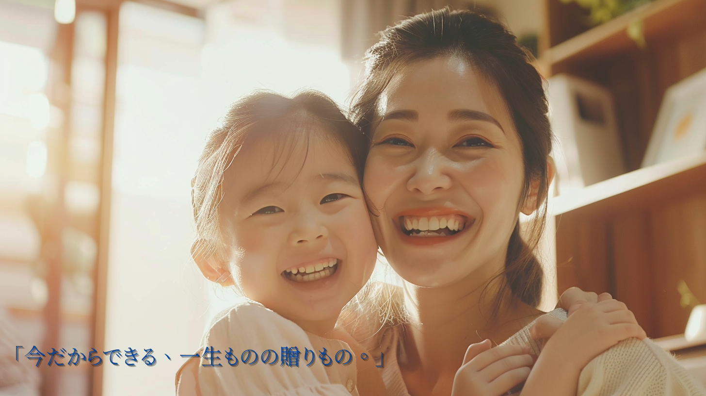 反対咬合（受け口）に悩むお子さんを、保護者と一緒に安心して相談できる札幌市の小児矯正のイメージ