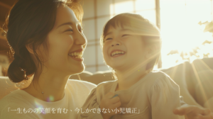 成長期の子どもの歯並びや噛み合わせを、親子で前向きに相談する札幌市の小児矯正のイメージ