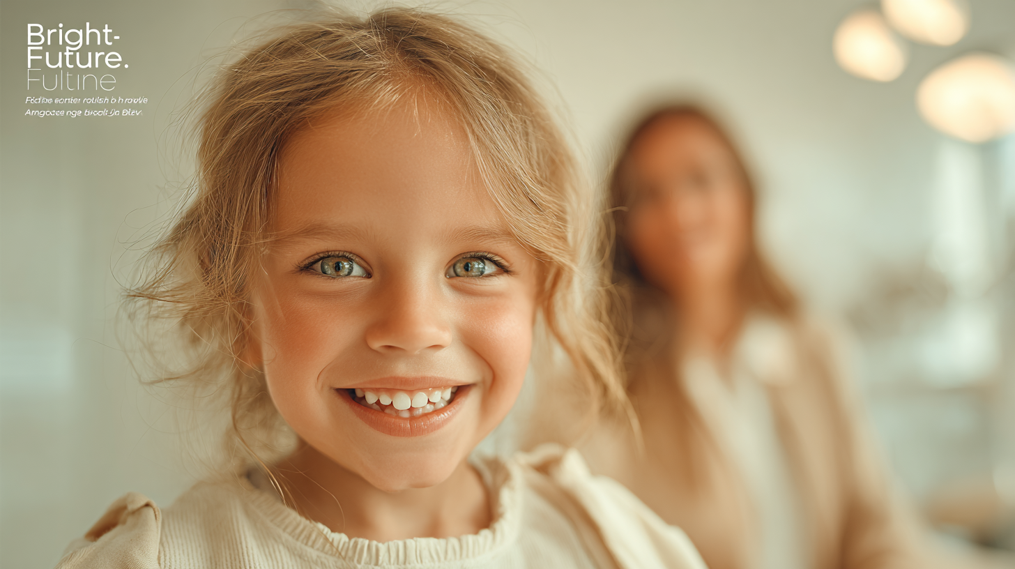 北広島・札幌で小児矯正を検討する親子へ向けた、明るい光の中で子供が笑顔を見せる安心感のある風景。