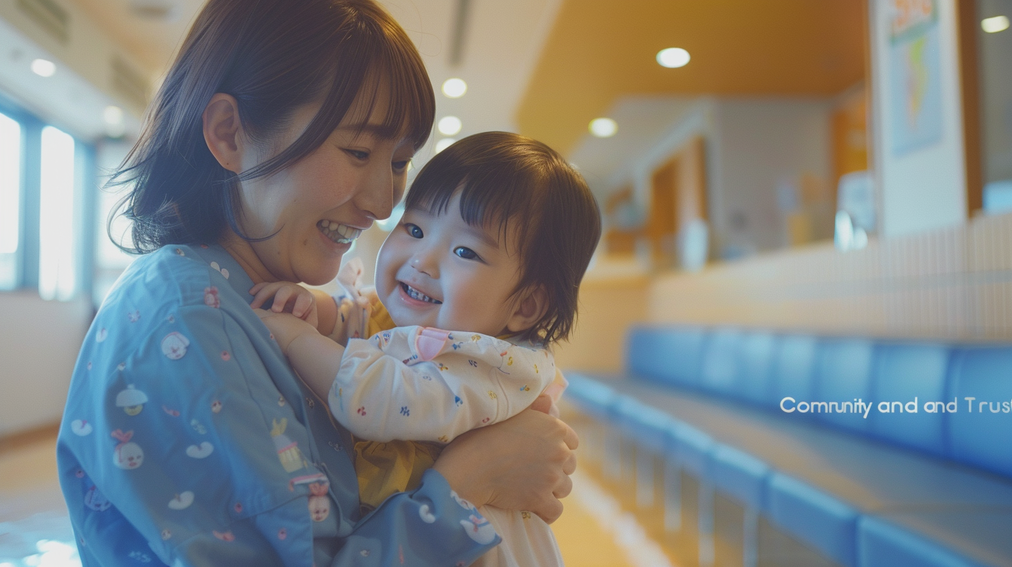 札幌・北広島での小児矯正相談を前に、明るい表情で向き合う親子と温かい自然光のイメージ