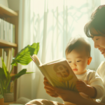 明るい日差しの中で笑顔を見せる親子。新札幌での小児矯正を検討する際の安心感を表現したイメージ。
