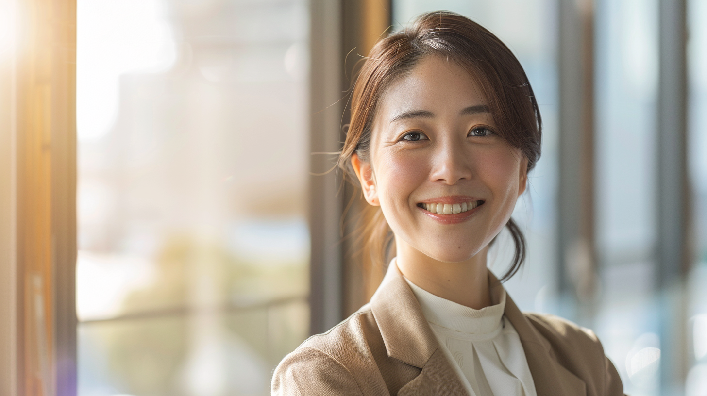 新札幌や札幌で大人の矯正を検討する方が、納得感を持って明るい表情で過ごす日常のイメージ。