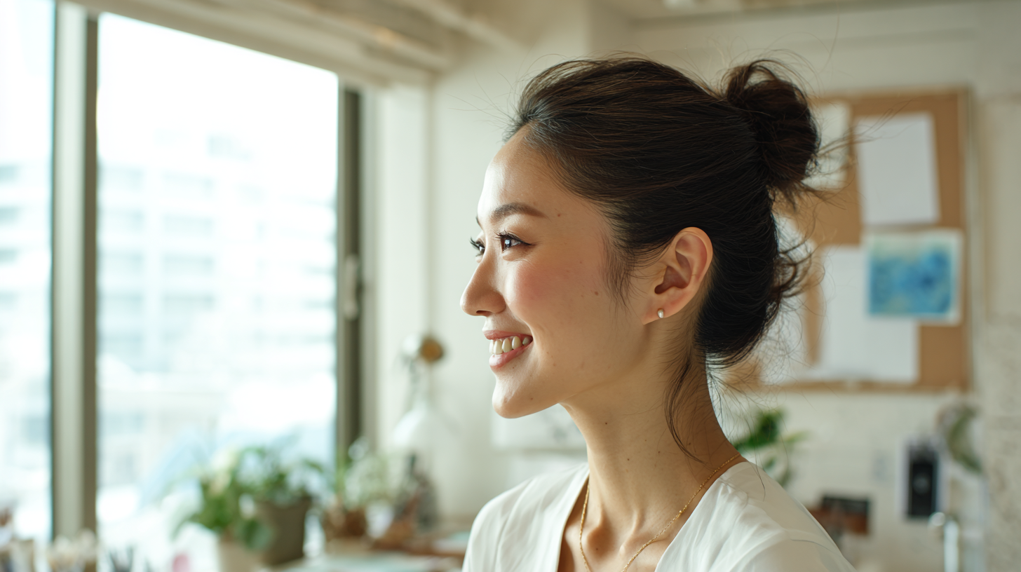 新札幌での大人の矯正を検討する方に向けた、自然光が入る明るく清潔な歯科医院でのカウンセリング風景