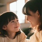 小児矯正の不安を解消し、笑顔で向き合う親子の様子（札幌・北広島の歯科相談）