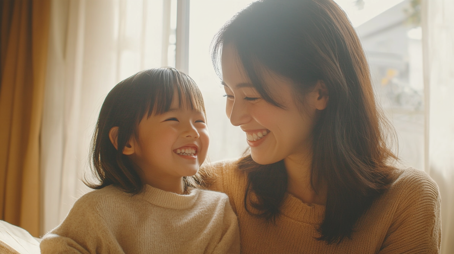 新札幌の歯科医院で小児矯正について医師と穏やかに相談する親子の様子
