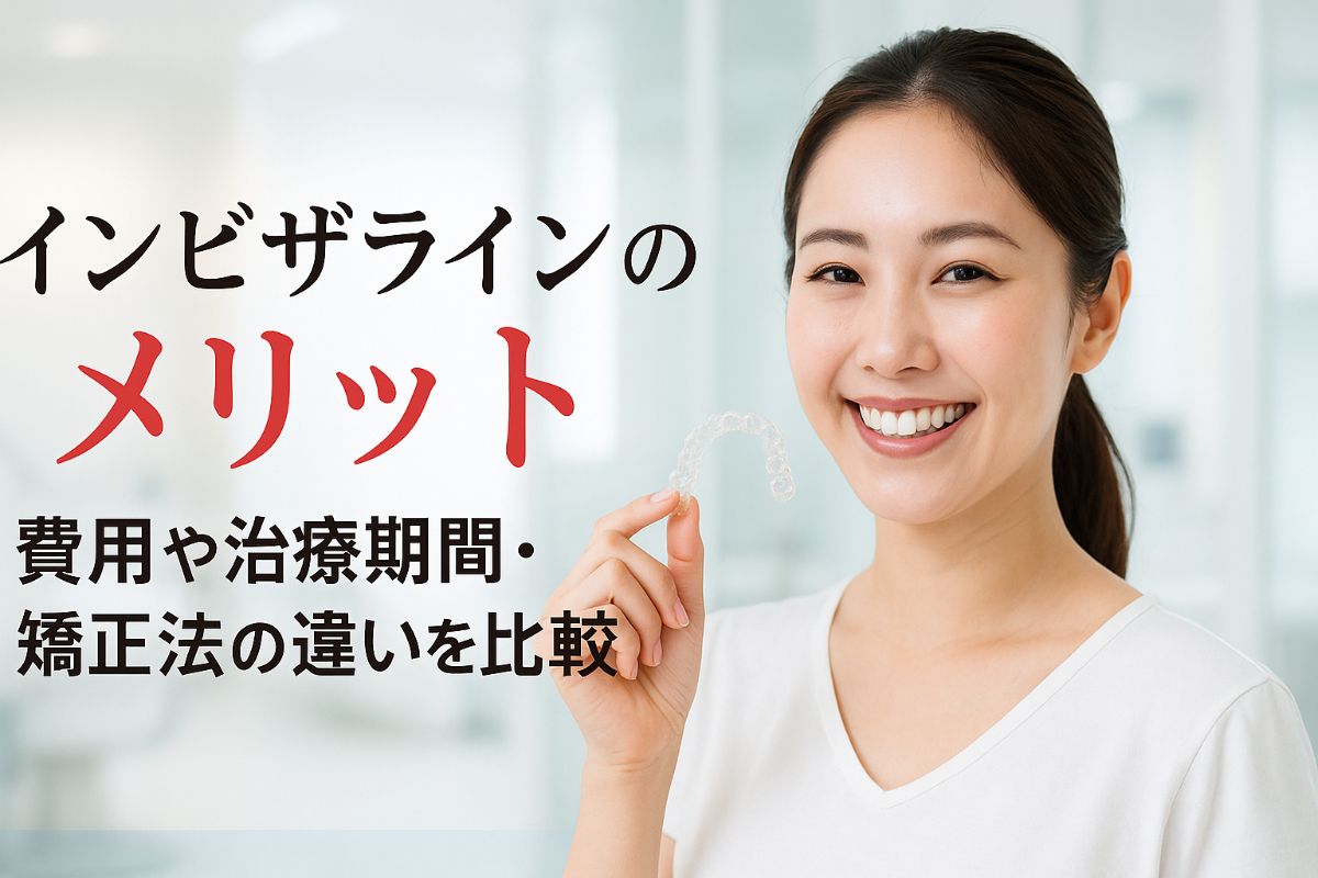 インビザラインのメリットを徹底解説！費用や治療期間・他矯正法との違いと後悔しない選び方